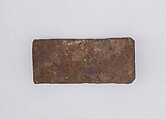 Six Brigandine Plates, Iron, copper alloy, textile, European