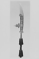 Fauchard of the Bodyguard of Cardinal Scipione Borghese-Caffarelli (1576–1633), Steel, copper, gold, silver, wood, textile, Italian