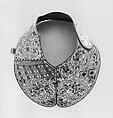 Pistol Baldric (Xarpa), Leather, silk, metallic thread, lace, iron, Spanish, Catalonia