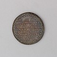 Medal Showing John George II, Elector of Saxony, Knight of the Garter, Silver, German