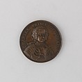 Medal Showing the Recapture of Prague and Charles Prince of Lorraine, Bronze, Austrian