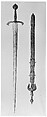 Sword, Steel, bronze, gold, silver, enamel, French