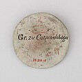 Reproduction of the Seal of Graf zu Catzenelnbogen, L. 12th –14th century, Electrotype, German