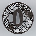 Sword Guard (Tsuba), Iron, copper, Japanese
