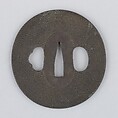 Sword Guard (Tsuba), Copper-silver alloy (shibuichi), copper, Japanese