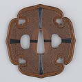 Sword Guard (Tsuba), Copper, copper-gold alloy (shakudō), Japanese