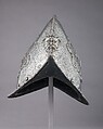 Morion-Cabasset, Steel, gold, Italian