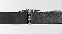 Sword with Scabbard, Steel, mother-of-pearl, coral, shark skin, textile, gold, semiprecious stones, Chinese