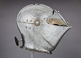 Armet, Steel, brass, Italian, Milan