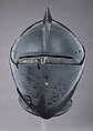 Close Helmet for the Tournament, Steel, German