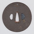 Sword Guard (Tsuba), Iron, silver, gold, copper, Japanese