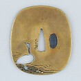 Sword Guard (Tsuba), Copper alloy (sentoku), gold, copper-silver alloy (shibuichi), copper, silver, Japanese