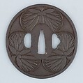 Sword Guard (Tsuba), Iron, copper, Japanese