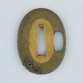 Sword Guard (Tsuba), Copper alloy (sentoku), silver, copper, Japanese