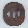 Sword Guard (Tsuba), Iron, silver, pewter, copper, Japanese
