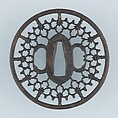 Sword Guard (Tsuba), Iron, copper, Japanese