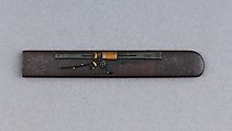 Knife Handle (Kozuka), Iron, copper, copper-silver alloy (shibuichi), copper-gold alloy (shakudō), gold, Japanese