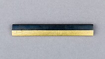 Knife Handle (Kozuka), Copper-gold alloy (shakudō), gold, silver, Japanese