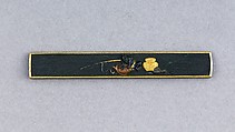 Knife Handle (Kozuka), Copper-gold alloy (shakudō), copper-silver alloy (shibuichi)gold, copper, Japanese