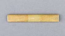 Knife Handle (Kozuka), Copper-gold alloy (shakudō), gold, Japanese
