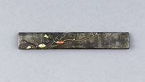 Knife Handle (Kozuka), Copper-silver alloy (shibuichi), gold, copper, Japanese