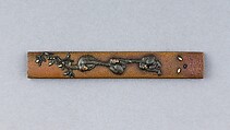 Knife Handle (Kozuka), Copper, silver, gold, Japanese