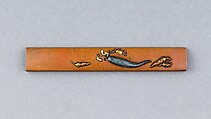 Knife Handle (Kozuka), Copper, silver, gold, Japanese