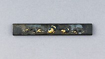 Knife Handle (Kozuka), Copper-silver alloy (shibuichi), copper-gold alloy (shakudō), silver, gold, Japanese