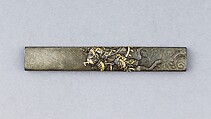 Knife Handle (Kozuka), Copper-silver alloy (shibuichi), gold, silver, copper-gold alloy (shakudō), Japanese