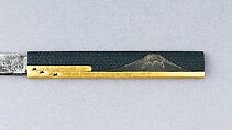 冬ギフト セ Ranzan 嵐山常行画 Tsuneyuki Handle Knife 富嶽雲烟図小柄 | 和書