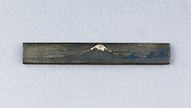 Knife Handle (Kozuka), Copper-silver alloy (shibuichi), silver, copper-gold alloy (shakudō), Japanese