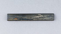 Knife Handle (Kozuka), Coper-silver alloy (shibuichi), gold, silver, copper, Japanese