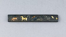 Knife Handle (Kozuka), Copper-silver alloy (shibuichi), gold, silver, copper, copper-gold alloy (shakudō), Japanese