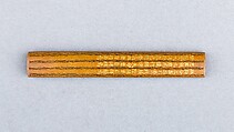Knife Handle (Kozuka), Copper-gold alloy (shakudō), gold, Japanese