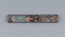 Knife Handle (Kozuka), Silver, copper, gold, Japanese