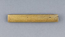 Knife Handle (Kozuka), Iron, gold, copper, silver, copper-silver alloy (shibuichi), Japanese