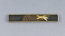 Knife Handle (Kozuka), Copper-silver alloy (shibuichi), gold, copper, Japanese