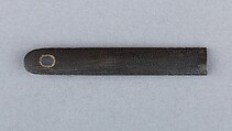 Knife Handle (Kozuka), Copper-gold alloy (shakudō), gold, copper, Japanese