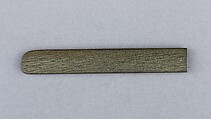 Knife Handle (Kozuka), Copper-silver alloy (shibuichi), gold, Japanese