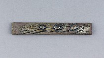 Knife Handle (Kozuka), Silver, Japanese