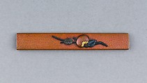 Knife Handle (Kozuka), Copper, gold, copper-gold alloy (shakudō), copper-silver alloy (shibuichi), Japanese