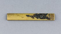 Knife Handle (Kozuka), Copper alloy (sentoku), copper, copper-silver alloy (shibuichi), gold, Japanese
