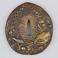 Sword Guard (Tsuba), Copper alloy (sentoku), copper-silver alloy (shibuichi), silver, gold, copper-gold alloy (shakudō), copper, Japanese