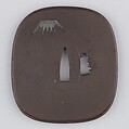 Sword Guard (Tsuba), Iron, gold, silver, copper, Japanese