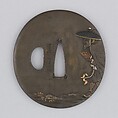 Sword Guard (Tsuba), Copper-silver alloy (shibuichi), gold, silver, copper-gold alloy (shakudō), copper, Japanese