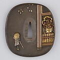 Sword Guard (Tsuba), Copper-silver alloy (shibuichi), copper, gold, silver, copper alloy (sentoku), copper-gold alloy (shakudō), Japanese