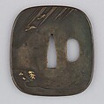 Sword Guard (Tsuba), Copper-silver alloy (shibuichi), gold, copper-gold alloy (shakudō), copper, Japanese