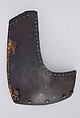 Left Breastplate from a Brigandine, Steel, brass, textile (linen), Italian