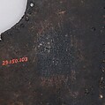 Left Breastplate from a Brigandine, Steel, brass, textile (bast fiber, cotton), Italian