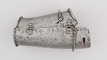 Inner Plate of a Forearm Defense (Vambrace), Steel, Italian